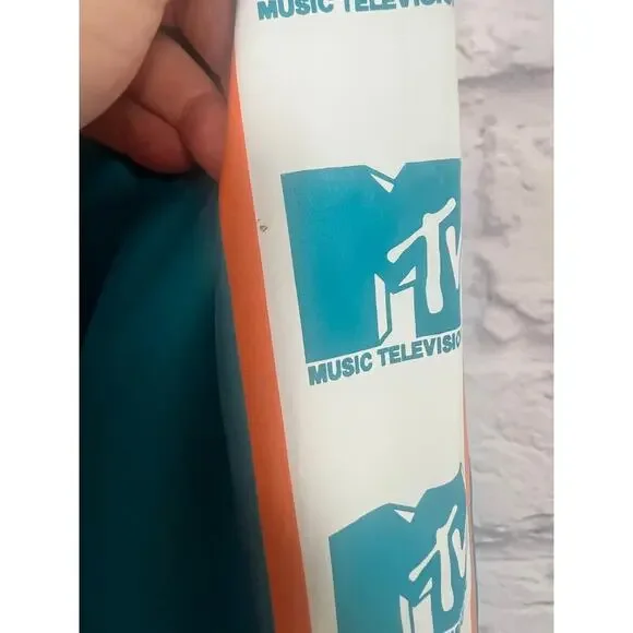 MTV Turquoise and Orange Windbreaker - Men's XL - Picture 10 of 13